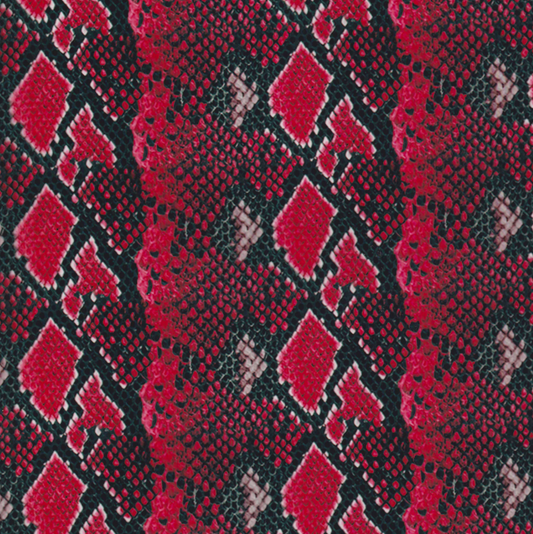 RED BLACK SNAKE SKIN