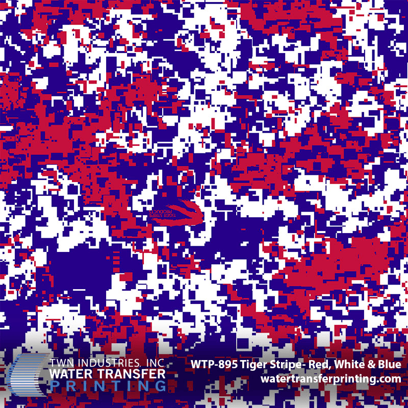 WTP-895 TIGER STRIPE RED WHITE BLUE