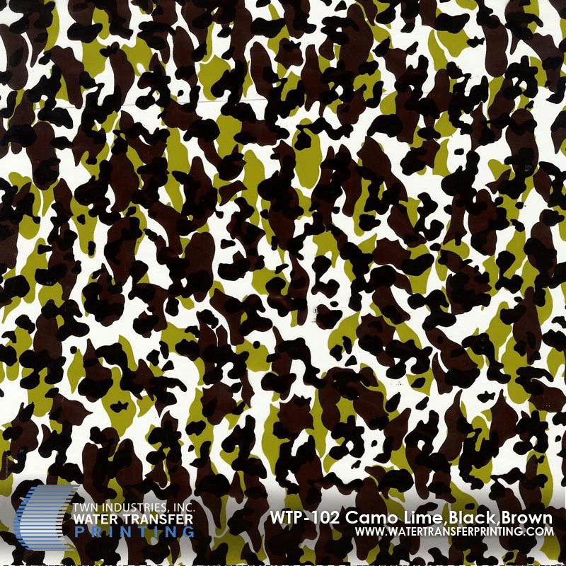 WTP-102 CAMO LIME BLACK BROWN