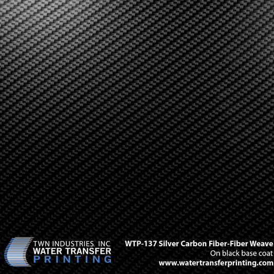 WTP-137 SILVER CARBON FIBER WEAVE
