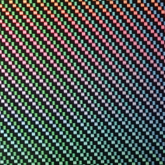 COLOR SHIFT CARBON FIBER