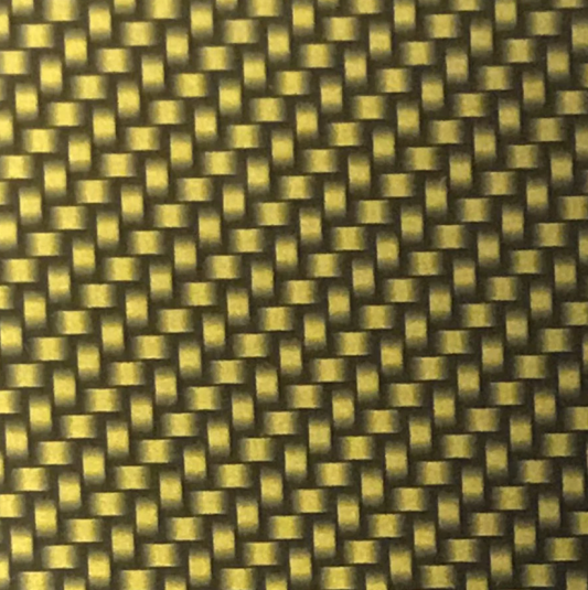 CANDIED DARK YELLOW GOLD CARBON WEAVE