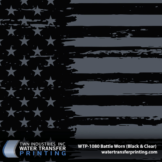 WTP-1080 BATTLE WORN BLACK AND CLEAR DARK ASH BASE