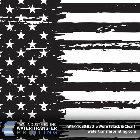 WTP-1080 BATTLE WORN BLACK AND CLEAR WHITE BASE