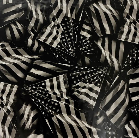 GARRISON GLORY FLAGS BLACK CLEAR