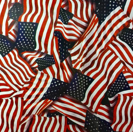 METALLIC AMERICAN FLAG