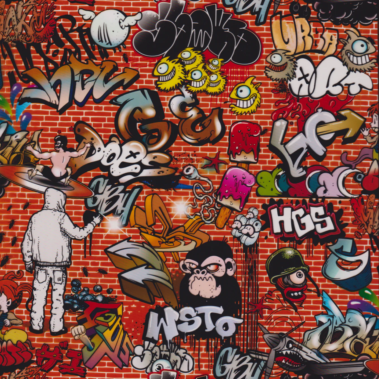 GRAFFITI STYLE STICKER BOMB