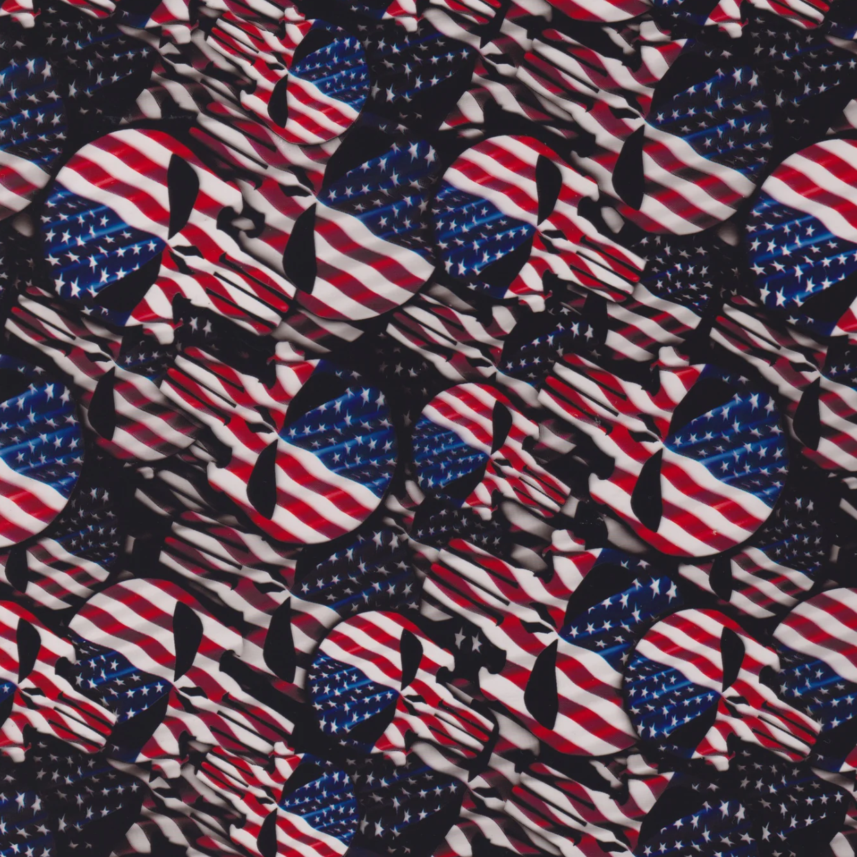 AMERICAN FLAG TACTICAL SKULLS