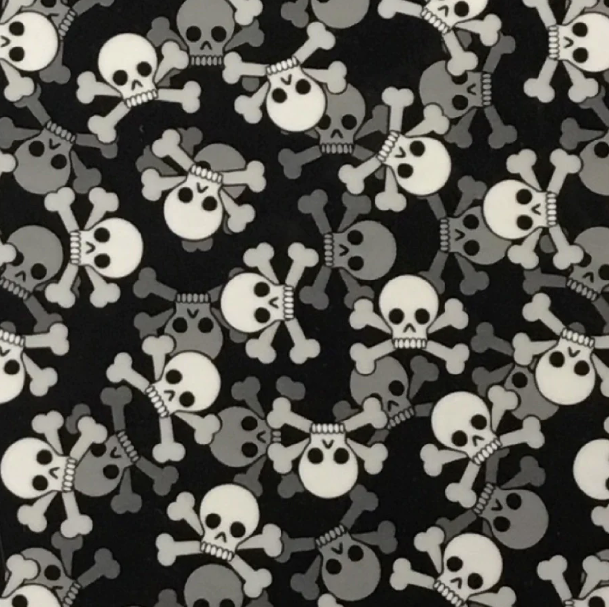 SKULLS AND CROSSBONES BLACK BACKGROUND