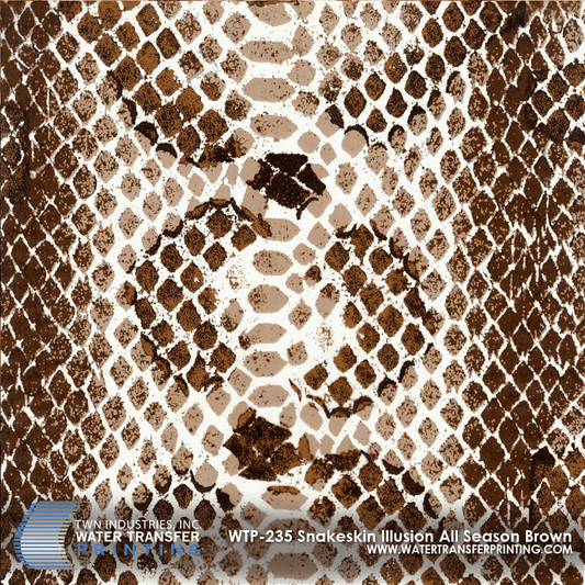 WTP-235 SNAKESKIN ILLUSION ALL SEASON BROWN