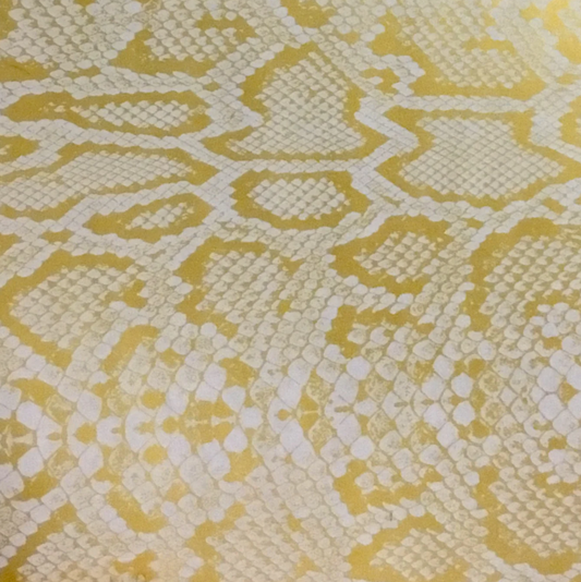 YELLOW PYTHON SNAKE SKIN