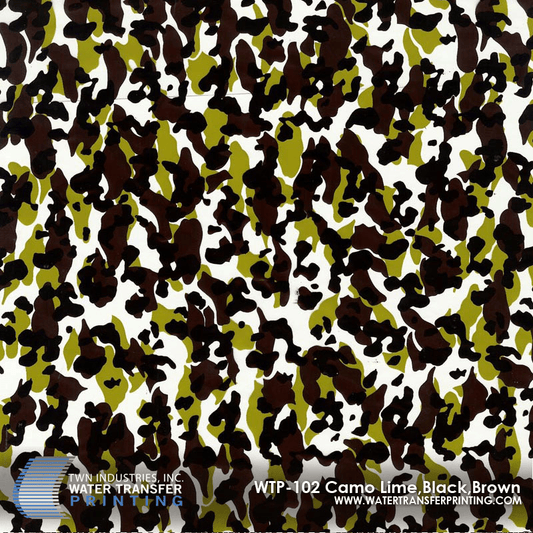 WTP-102 CAMO LIME BLACK BROWN