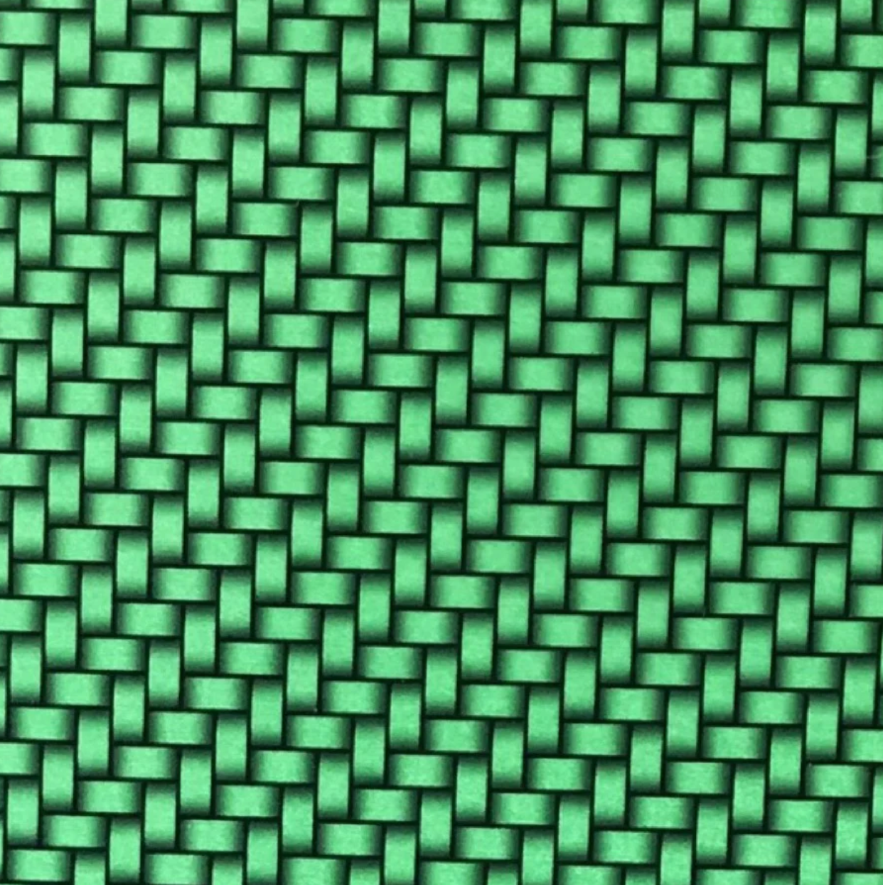 CANDIED GREEN CARBON WEAVE