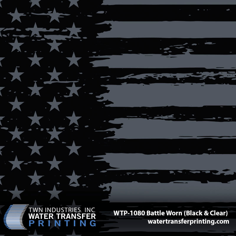WTP-1080 BATTLE WORN BLACK AND CLEAR DARK ASH BASE
