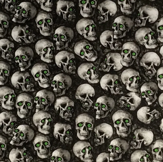 GREEN EYED MINI SKULLS