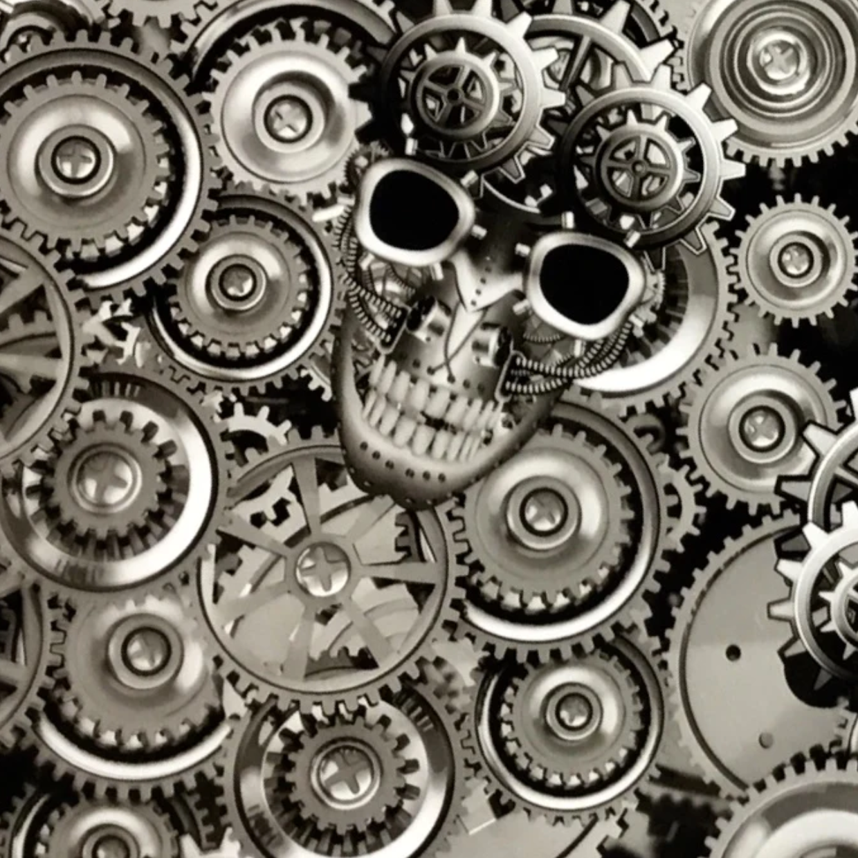 SWITCHING GEAR METAL SKULLS