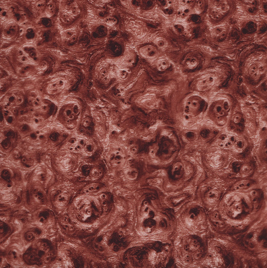 REDDISH BROWN BURLWOOD