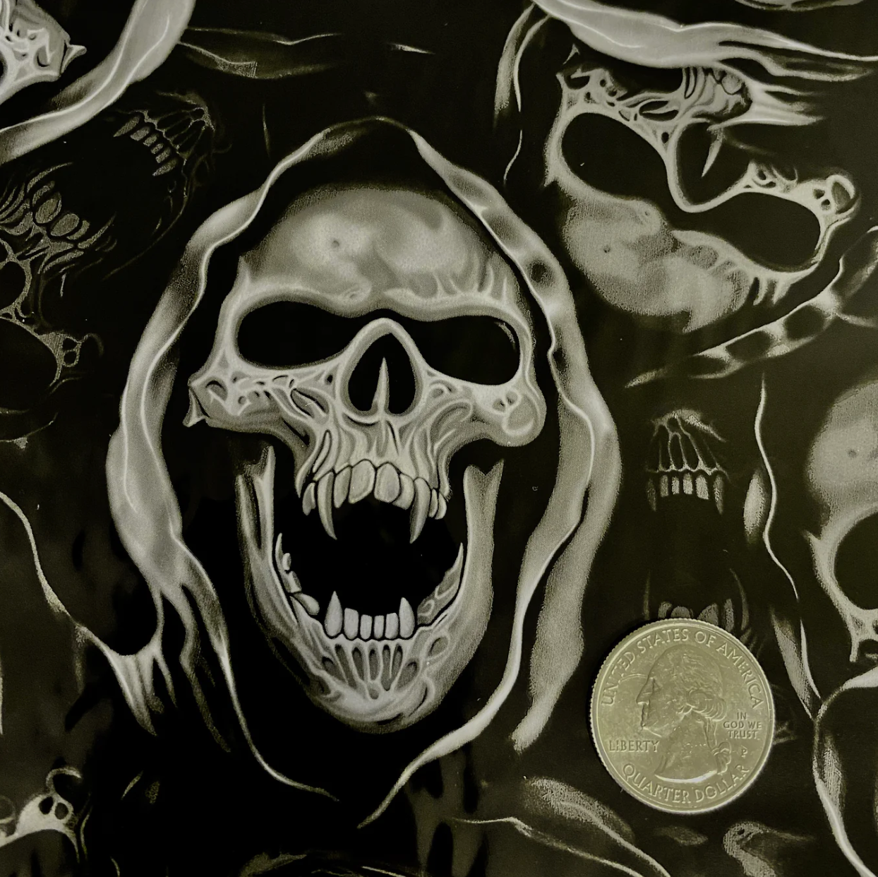 SKELETOR REAPER LARGE SCALE BLACK SILVER